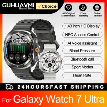 삼성 갤럭시 워치 7 클래식 스마트 워치 남녀공용 커스텀 다이얼, HD AMOLED 음성 통화, NFC GPS 트래커, 스포츠 HD 스크린, 신제품 