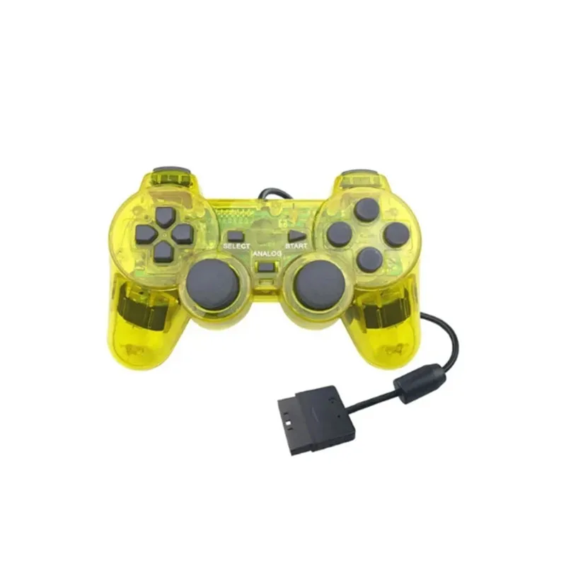 Wired Transparent Gamepad For PS2 Handle Remote Gaming Controller Joystick For PS2 Manette Joypad