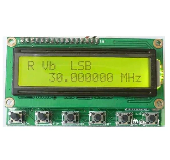 1PCS DDS Signal Generator Module 0-55MHz LCD Digital Display DDS Function Generator Frequency for HAM Radio VFO Wireless NEW