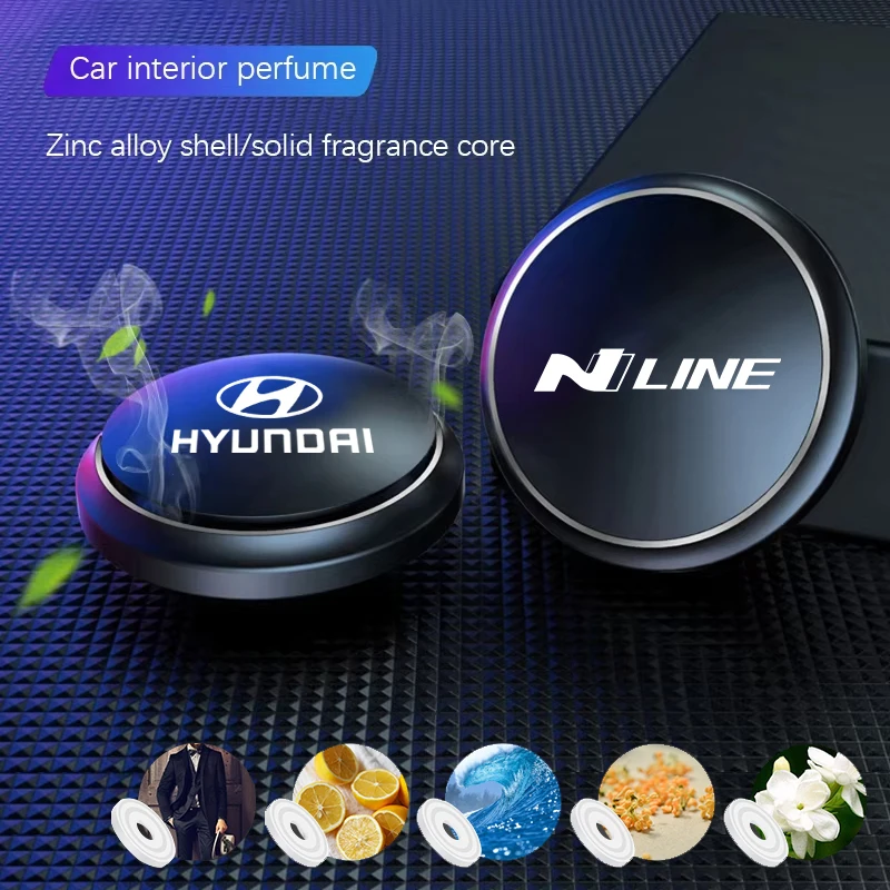 سيارة معطّر الهواء كولونيا العطر الناشر العطور اكسسوارات لشركة هيونداي جينيسيس N-LINE I10 I20 I30 I40 IX20 IX35 كونا جيتز #1