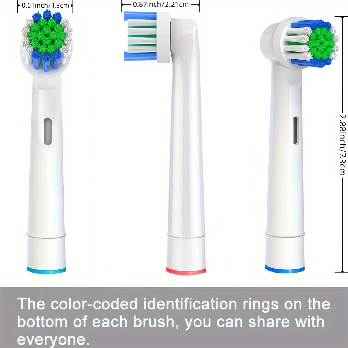 4/12/20 Pcs Replacement Toothbrush Heads Compatible with Oral-B Braun Professional Electric Toothbrush Heads Brush Heads