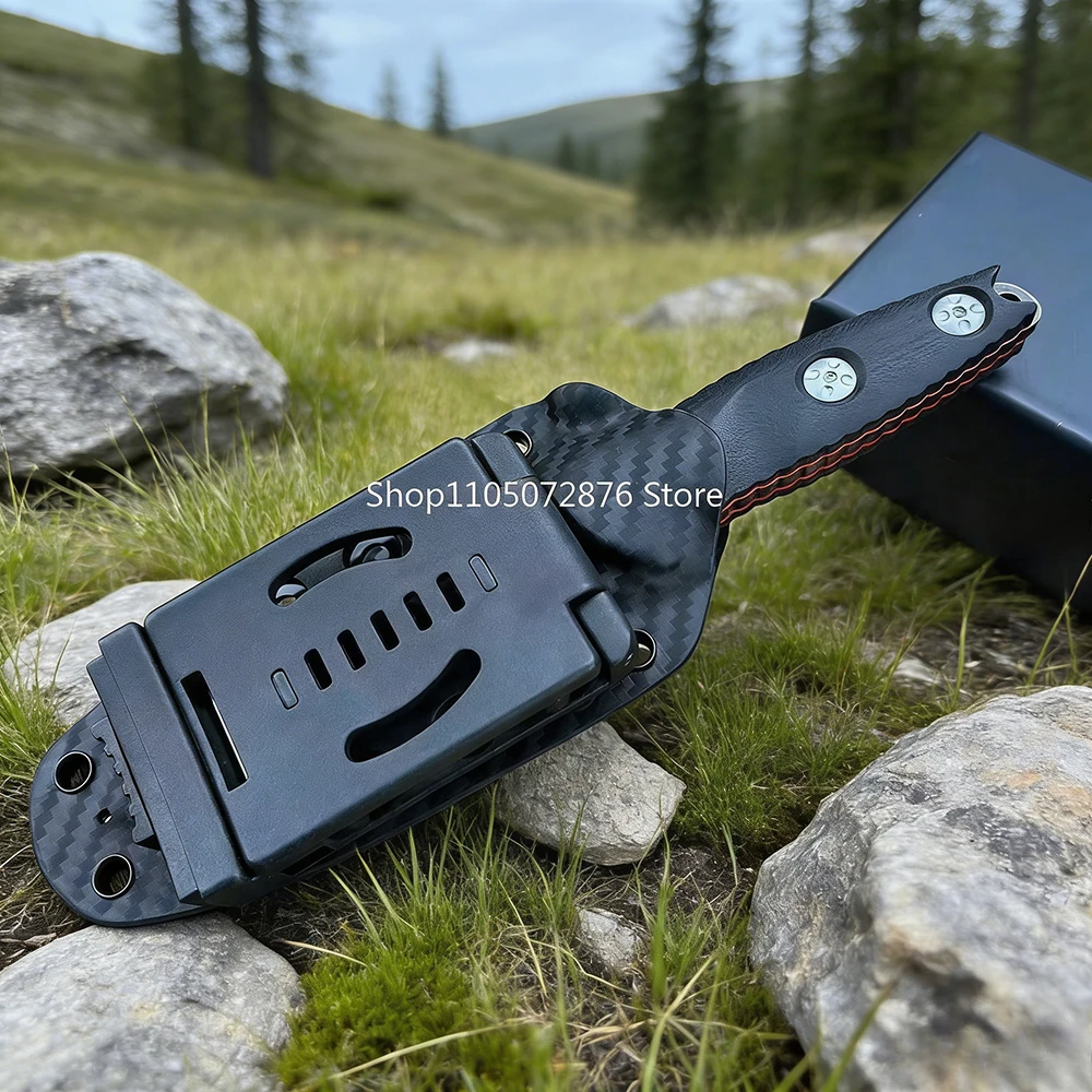 113 Backpack Fixed Blade Knife with Sheath Pocket Knife Outdoor Camping Climbing Fishing Jungle Adventure Tools Men's Gift EDC view 5