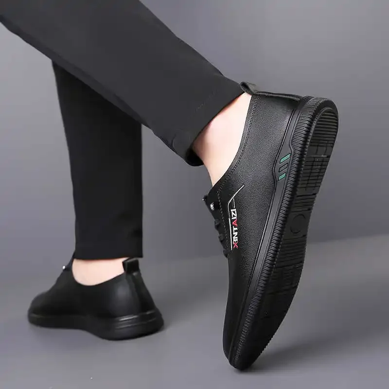 

Кроссовки из синтетической кожи на резиновой подошве с дизайнерскими кроссовками Высокие кеды Мужские теннисные ботинки Спортивные лоферы Дизайнерские