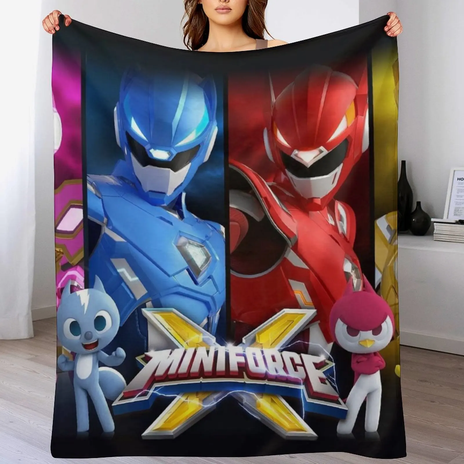 

Mini Force X Throw Blanket Baby Winter beds Decoratives Blankets