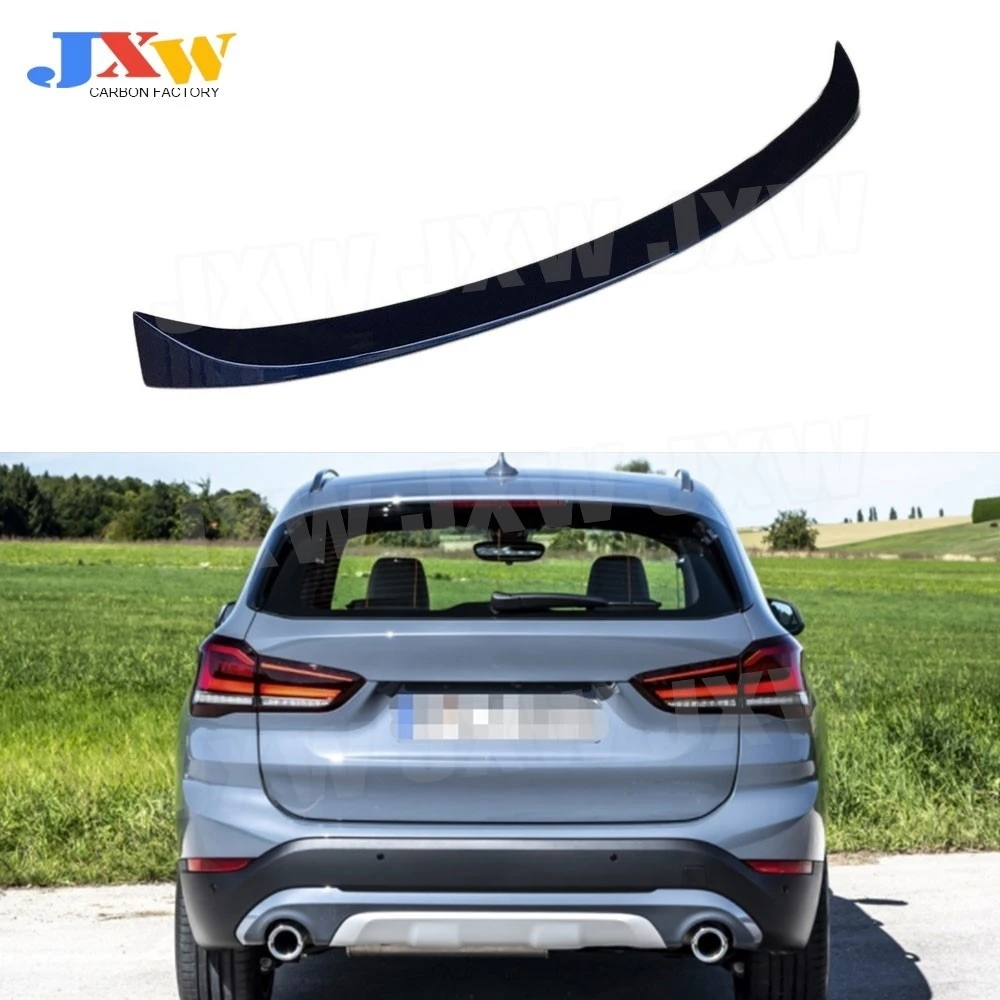 

Rear Trunk Lip Spoiler ABS Gloss Black Middle Wings Fits For BMW X1 F48 2016-2021 Rear Spoiler