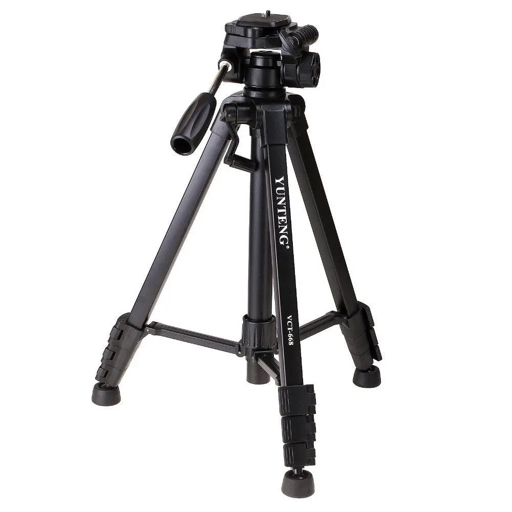 YUNTENG VCT-668RM Tripod for SLR Camera,DV,Professional Photographic Kit YUNTENG 668 Tripod for Canon Nikon Sony