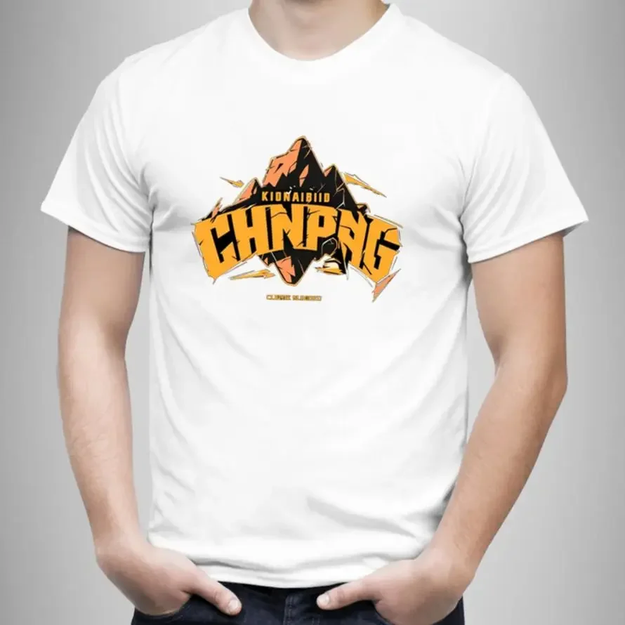 

Mountain peaks,birds,printed cotton tops, cotton T-shirt,men's clothing