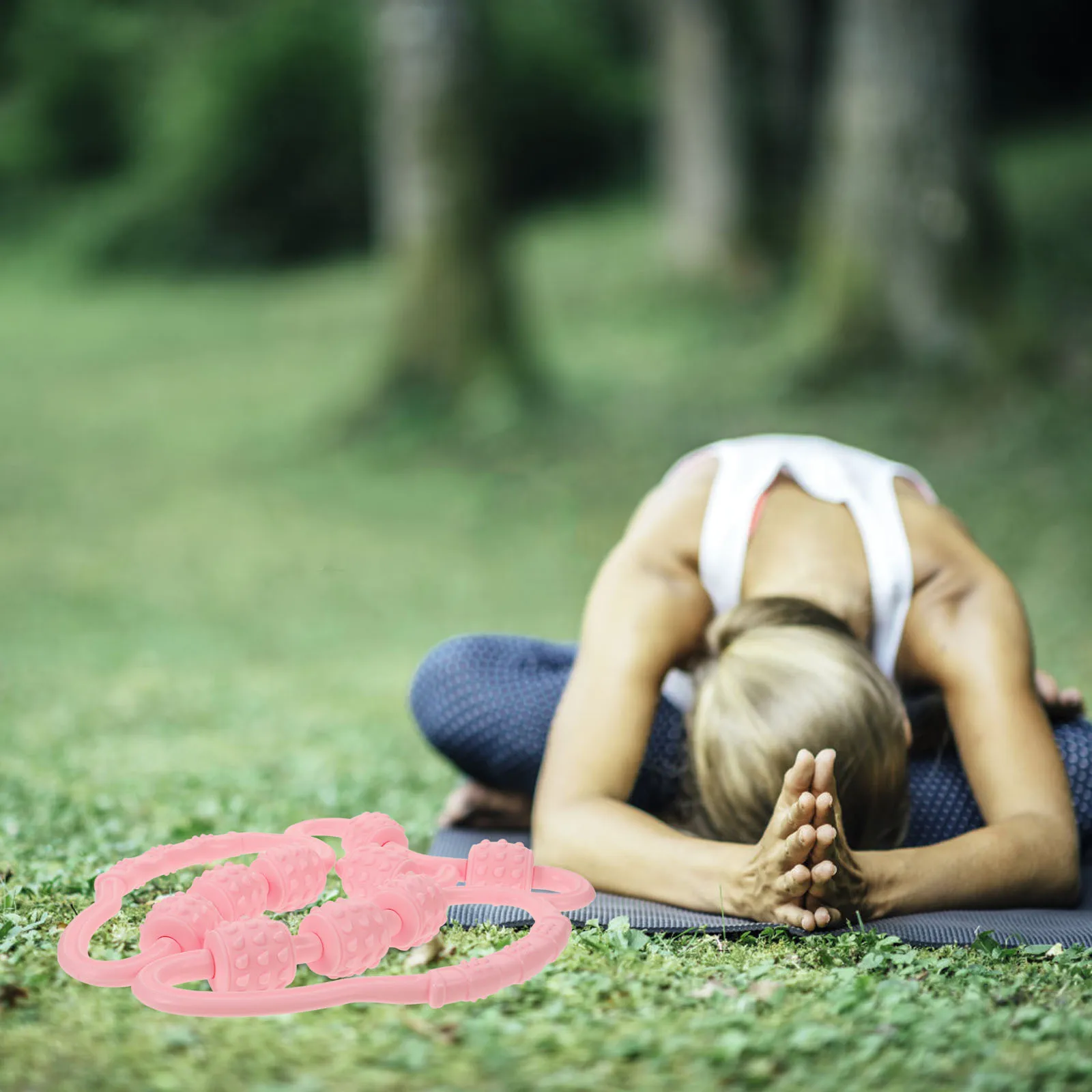 

Leg Massager For Deep Tissue Muscle Relief Portable Calf Roller Tool Massage Roller For Legs Feet Handheld Muscle Massager