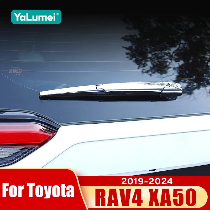 

For Toyota RAV4 XA50 2019 2020 2021 2022 2023 2024 RAV 4 Hybrid Car Rear Wiper Window Wiper Cover Trim Accessories