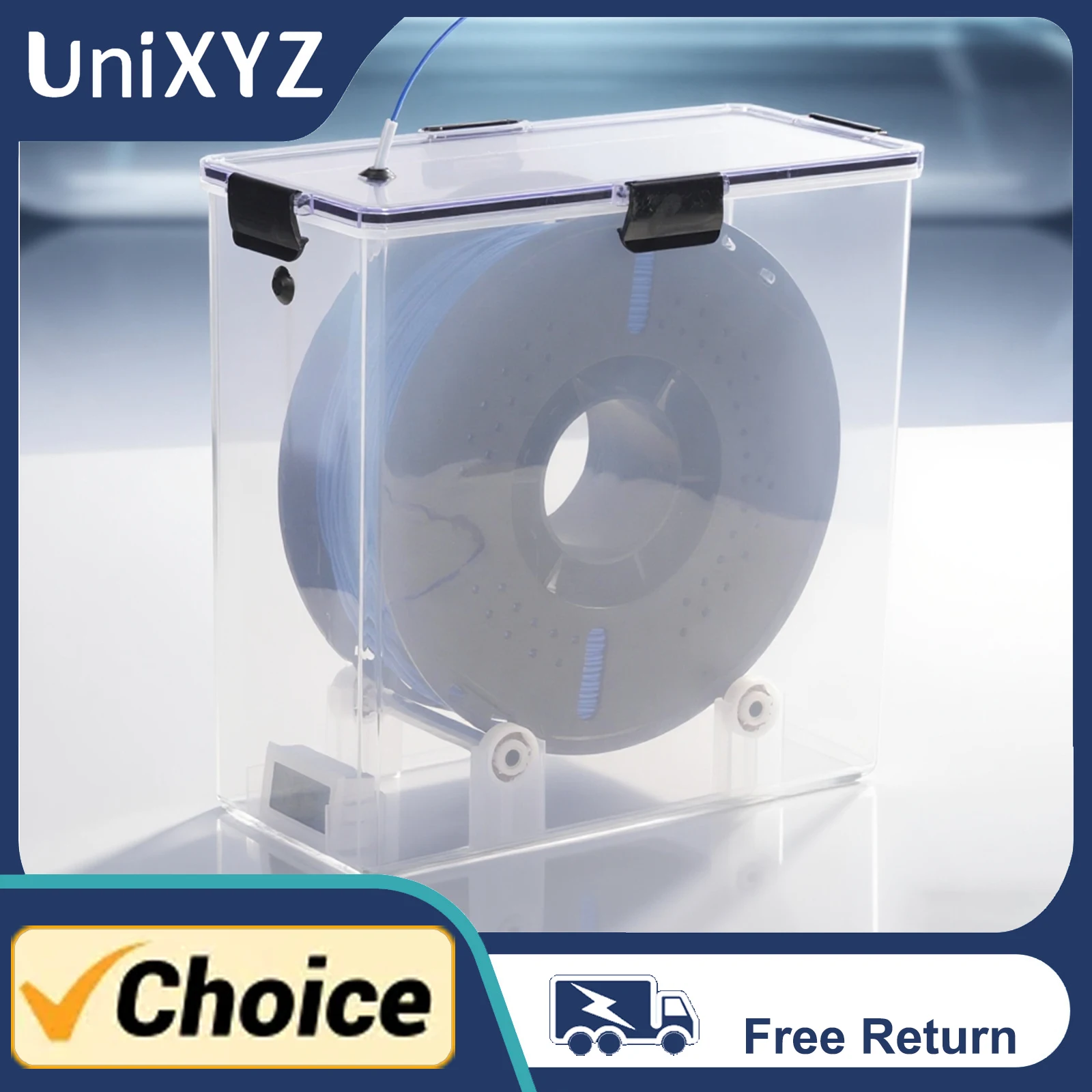 

1KG PLA Filament Dry Box with Upgrade Roller Dryer for PETG ABS TPU Dehydrator Sealed Storage Box Filament Spool Holder