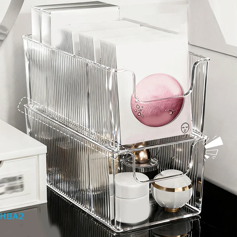 【H】Face Mask Storage Box, Skincare Product Storage Box, Dressing Table Storage Box, Cosmetic Storage Box, Perfume Holder