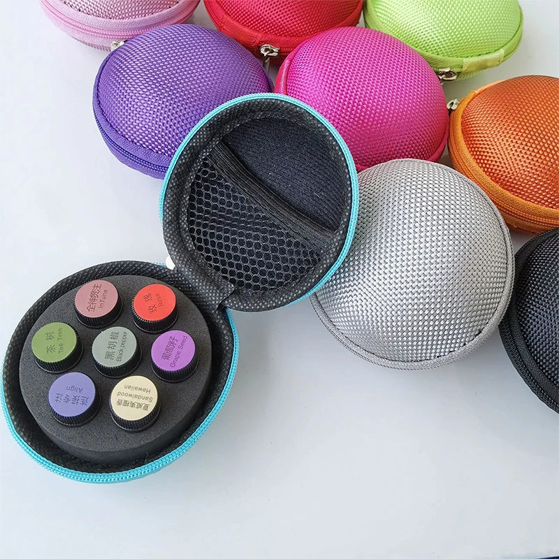 7 Holes For 1-2ml Essential Oil Bottle Storage Bag EVA Portable Essential Oil Bag