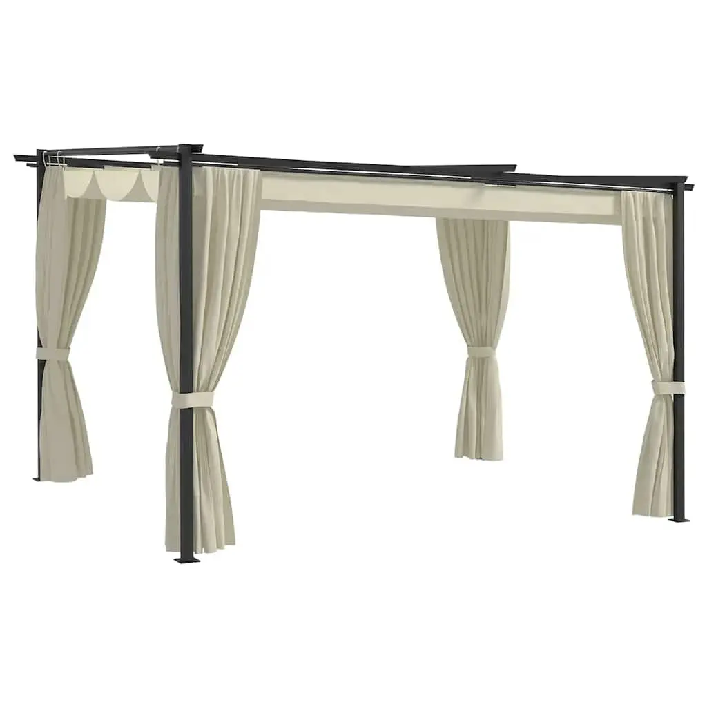 

13x10ft Outdoor Gazebo Canopy Tent with Sidewalls Heavy Duty Steel Frame Sun Shelter for Patio Backyard Party Events, Customized