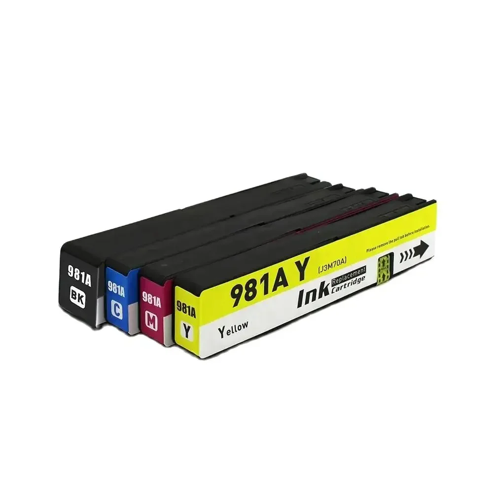 خرطوشة حبر متوافقة مع الألوان المميزة 981A لـ 981A HP PageWide 556xh 556dn 586dn 586f 586z