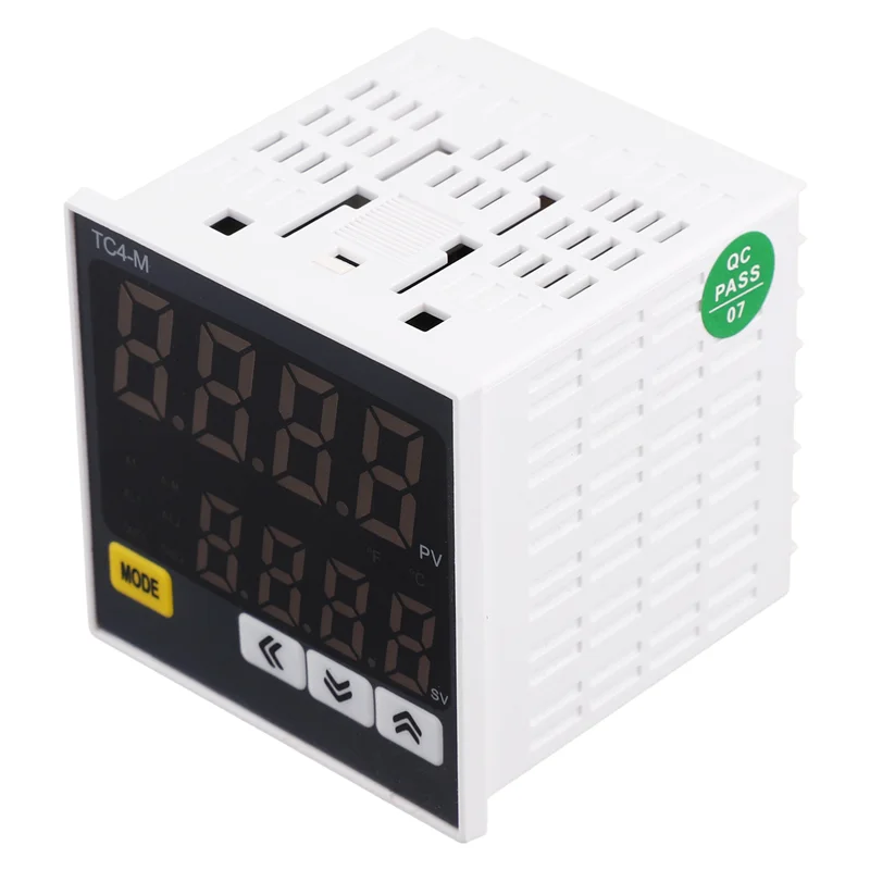 AS95-ترموستات الرقمية متحكم في درجة الحرارة AC85-265V التيار المتناوب PT100 K J المدخلات TC4M PID التحكم في درجة الحرارة منظم الحرارة 1300 ℃