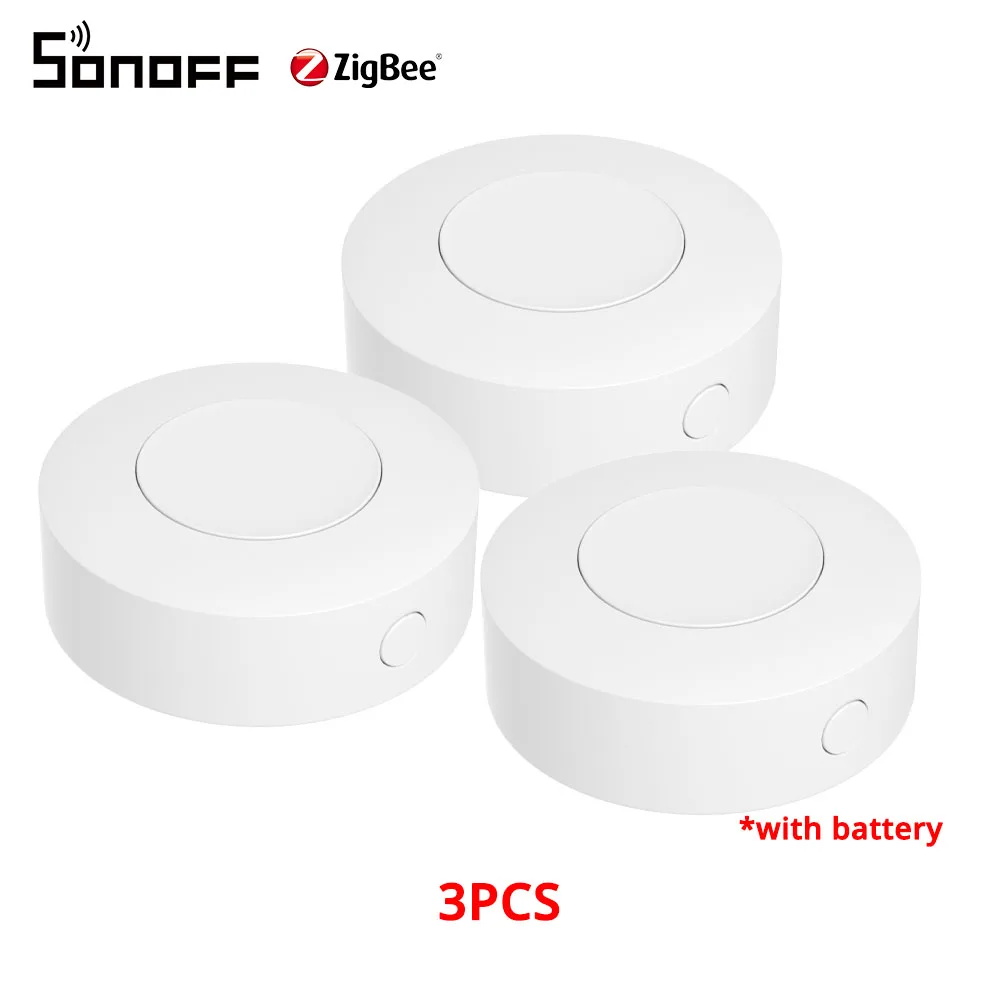 1-10 Stück SONOFF Zigbee Drahtloser Schalter SNZB-01P Smart Home Benutzerdefinierte Szenen-Tastensteuerung Kompatibel mit Alexa SmartThings EWeLink