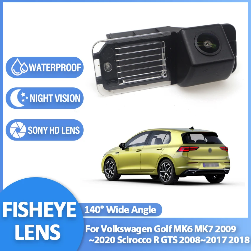 

HD CCD Waterproof 1080*720 Vehicle Rear View Camera For Volkswagen Golf MK6 MK7 2009~2020 Scirocco R GTS 2008~2017 2018 Car