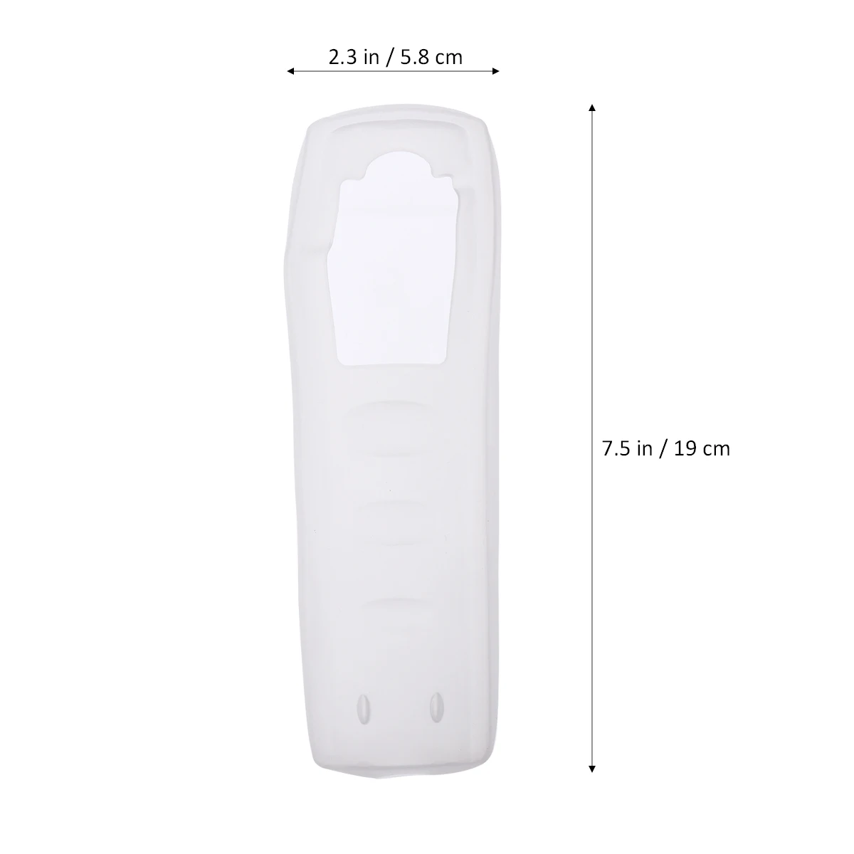 

Remote Cover Silicone Waterproof Dust Proof Transparent Protector Case 18.5X5X2Cm For Remote Controller Holders Storage