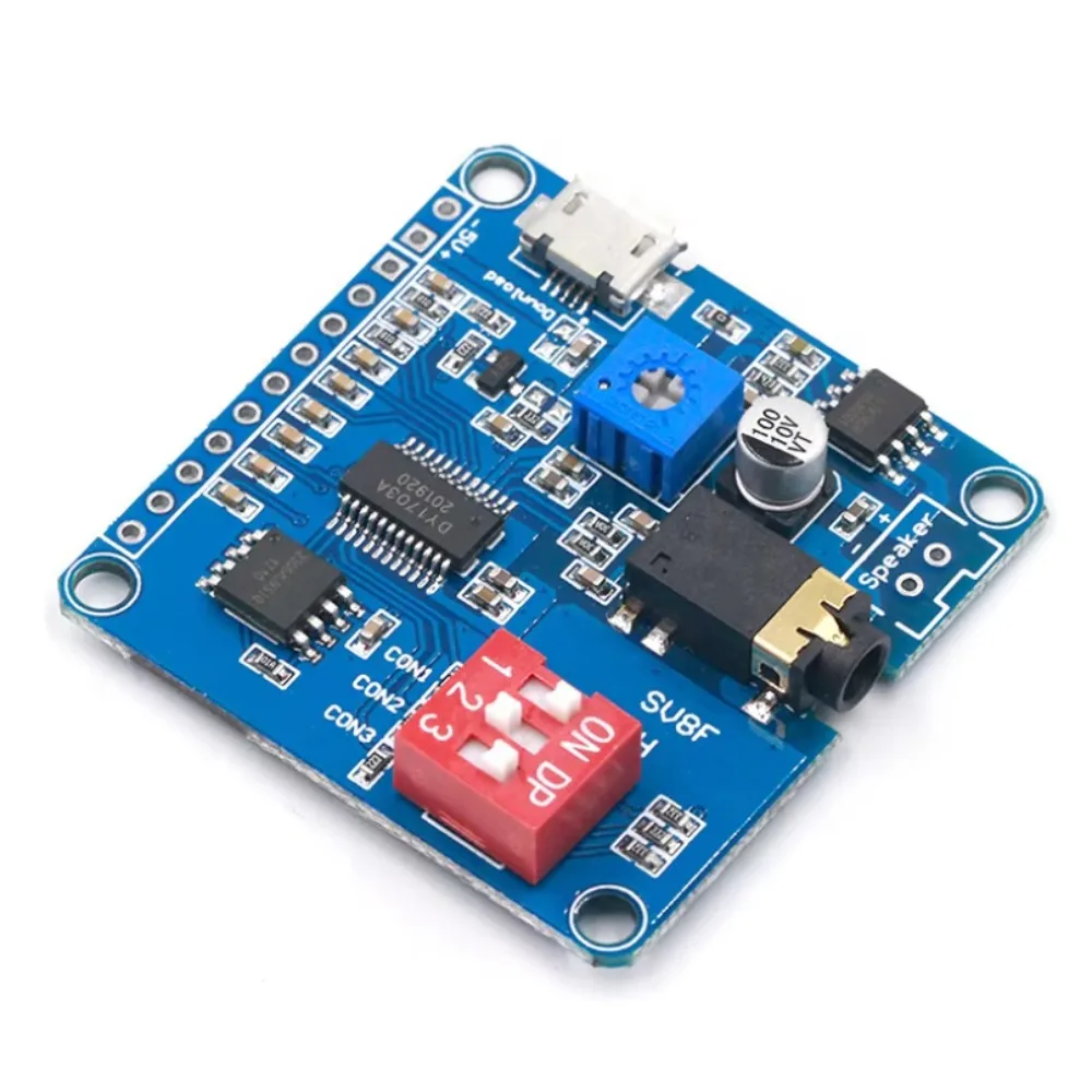 DY-SV8F 음성 재생 모듈 직렬 포트 제어 8M 저장 재생 보드가 있는 USB 다운로드