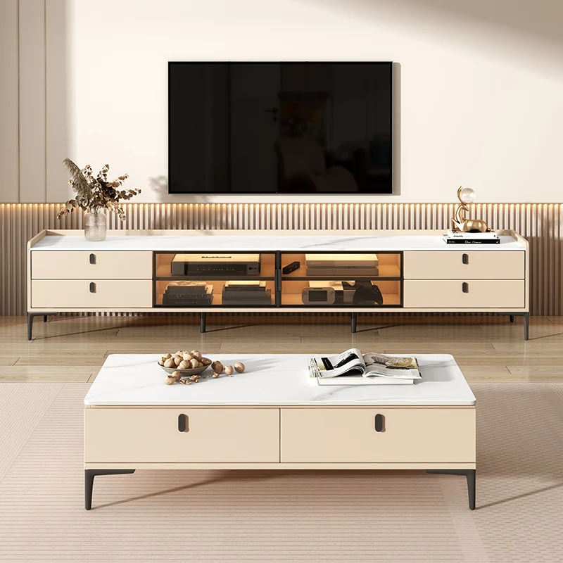 

Modern Wood Tv Stand Living Room Console Salon Display Drawers Storage Cabinet Universal Floor Muebles Para Tv Sofaset Furniture