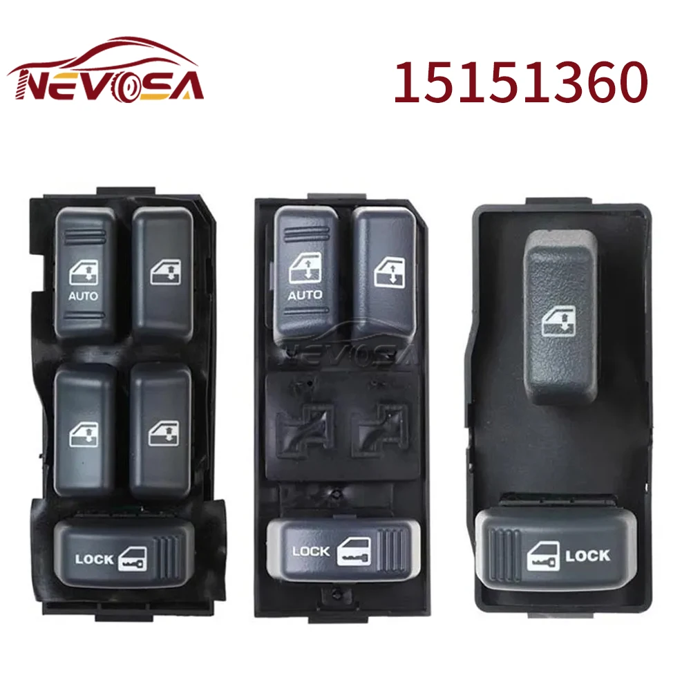 

NEVOSA 15151356 15151360 15151362 For Chevrolet Blazer Suburban S10 Tahoe For GMC Jimmy Car Electric Power Master Window Switch