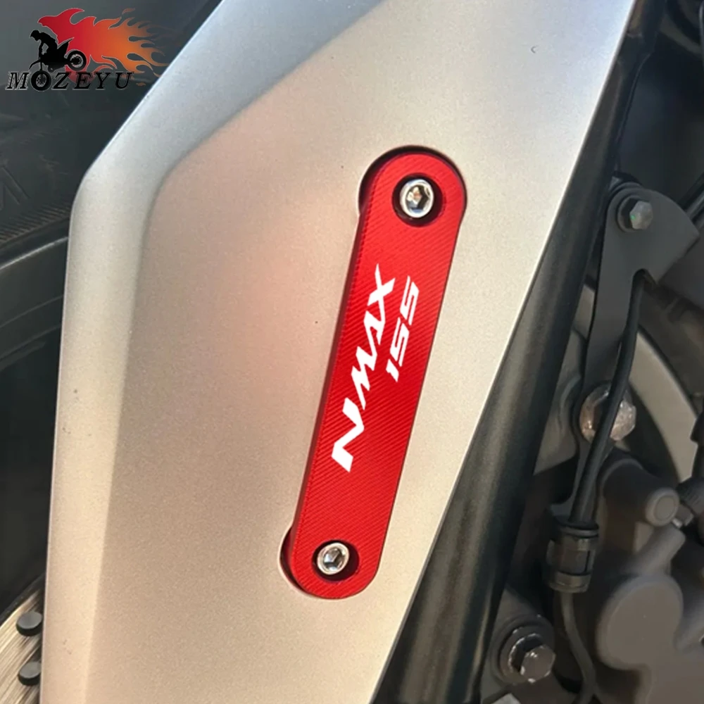 

N-MAX 155 N-MAX 125 Motorcycles Accessories Front Fender Axle Coper Plate Decorative Cover For Yamaha NMAX155 NMAX125 2016-2024