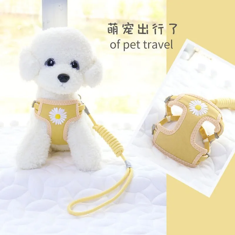 

Reflective Puppy Anti-Escape Leash No-Pull Clip Collar Harness Waterproof Harness Dog Adjustable Lightweight Walking Pet Durable