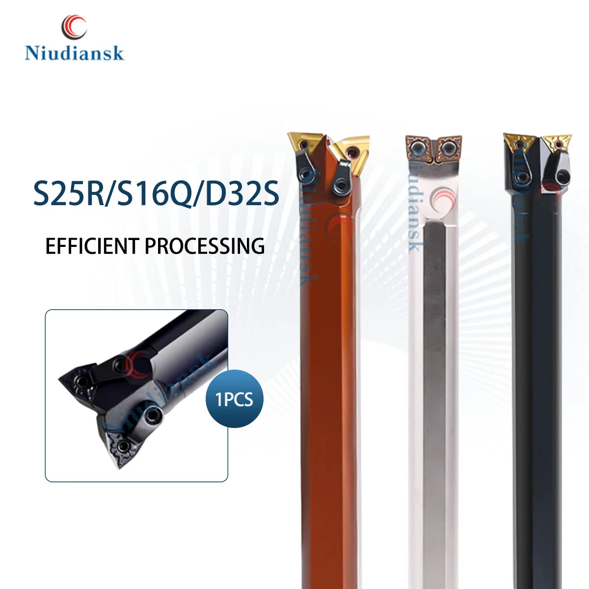 

S16Q-SCLCR06H D25R-MW08R-L2 Double Headed Blade Holder Numerical Control Cutting Tools Seismic Resistant Triangular Turning Tool