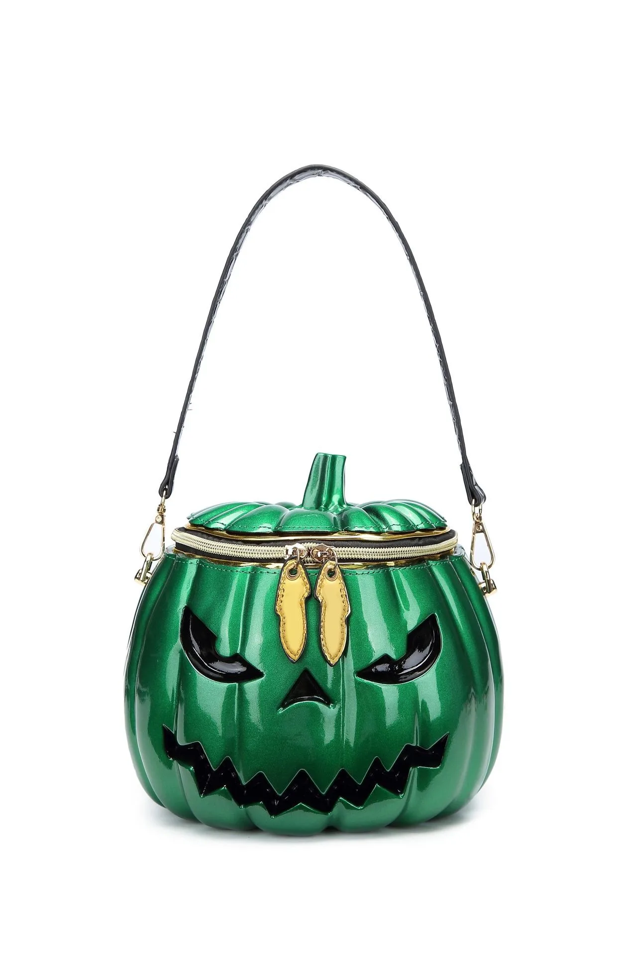 New Halloween pumpkin bag, personalized trend women's hand-held underarm shoulder messenger bag