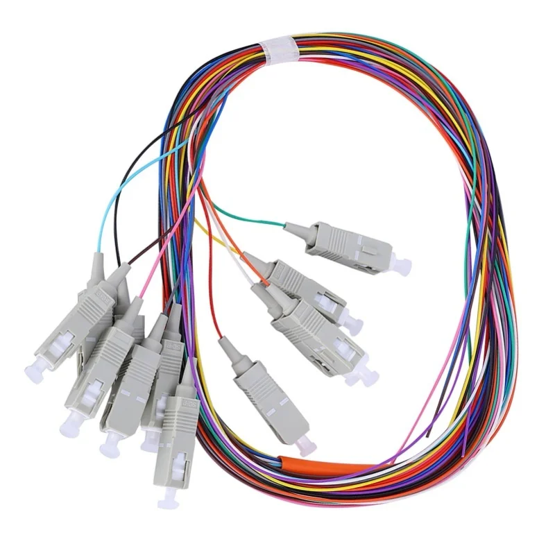 Fiber Pigtail Cable Multimode Carrier-Class Level 12-Pole SC/UPC 62.5/125 With PVC Shell