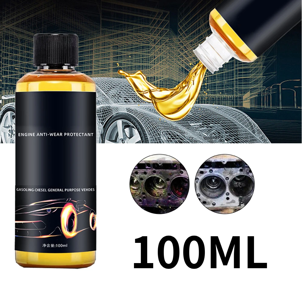 100 مللي محرك مكافحة ارتداء وكيل الحماية محرك السيارة مكافحة ارتداء عامل التنظيف الواقي لمستلزمات تنظيف العناية بالسيارات #2