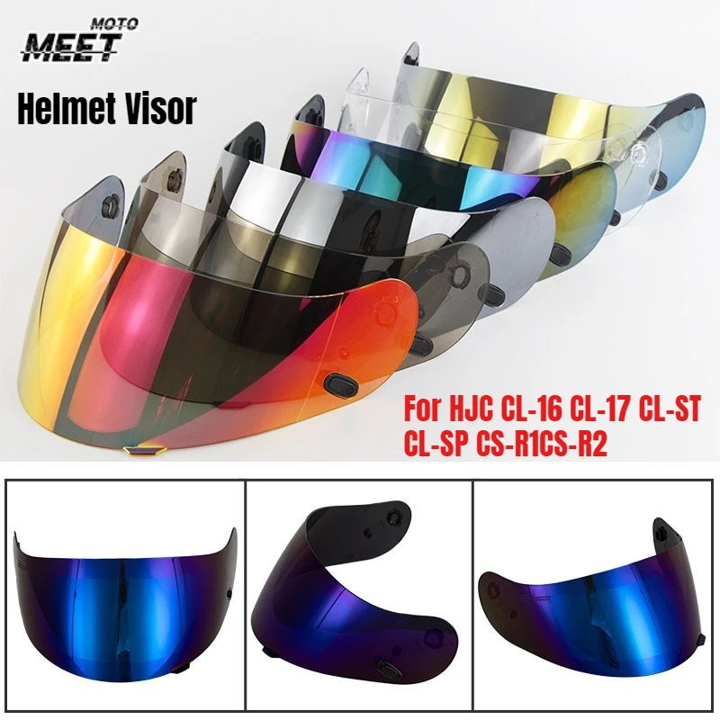 

Helmet Visor for HJC CL-16 CL-17 CL-ST CL-SP CS-R1CS-R2 Helmet Shields Uv Protection Capacete Helmet Lens Accessories Sunglasses