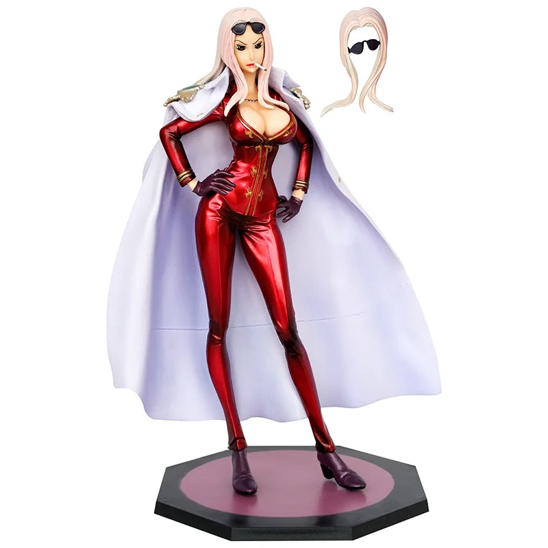 23CM อะนิเมะ One Piece ตัวเลข Navy Hina PVC Action Figure รูปปั้นสะสมของเล่นเด็กตุ๊กตาของขวัญ
