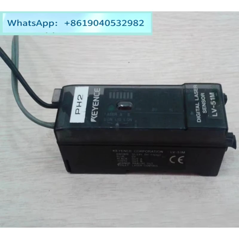 LV-51M  Digital laser sensor NPN output Detection method light intensity difference/edge detection elementary unit