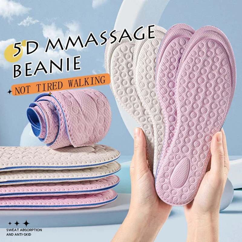 

Women's men's memory foam insole cushion insole pink beige white gray black comfortable insole