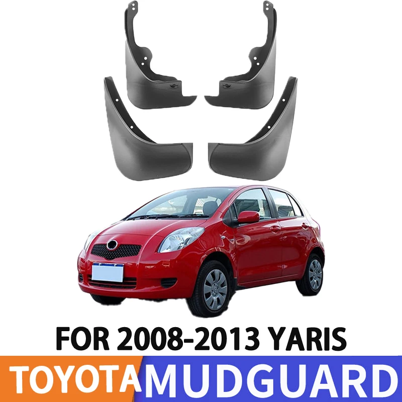 For 2008-2013 Toyota Yaris Toyota YARATES Car Tire Fender Splash Guard Front and Rear Wheel Fenders