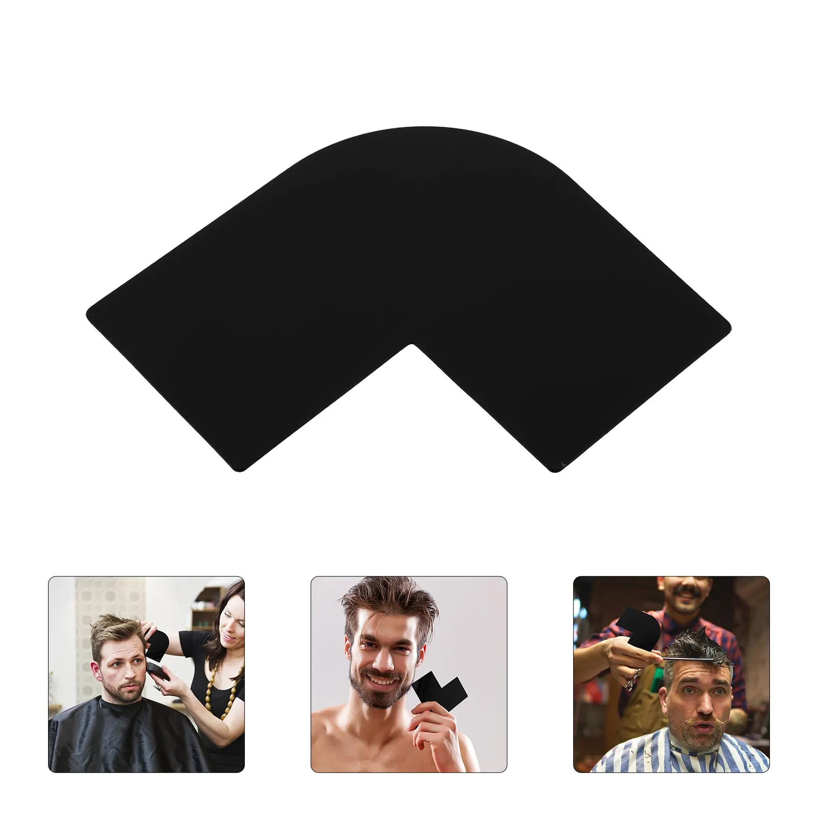 

Hairline Design Card Professional Barber Tools PVC Cards for Beard Shaping Stencil Template Men Nail Supplies High Precision