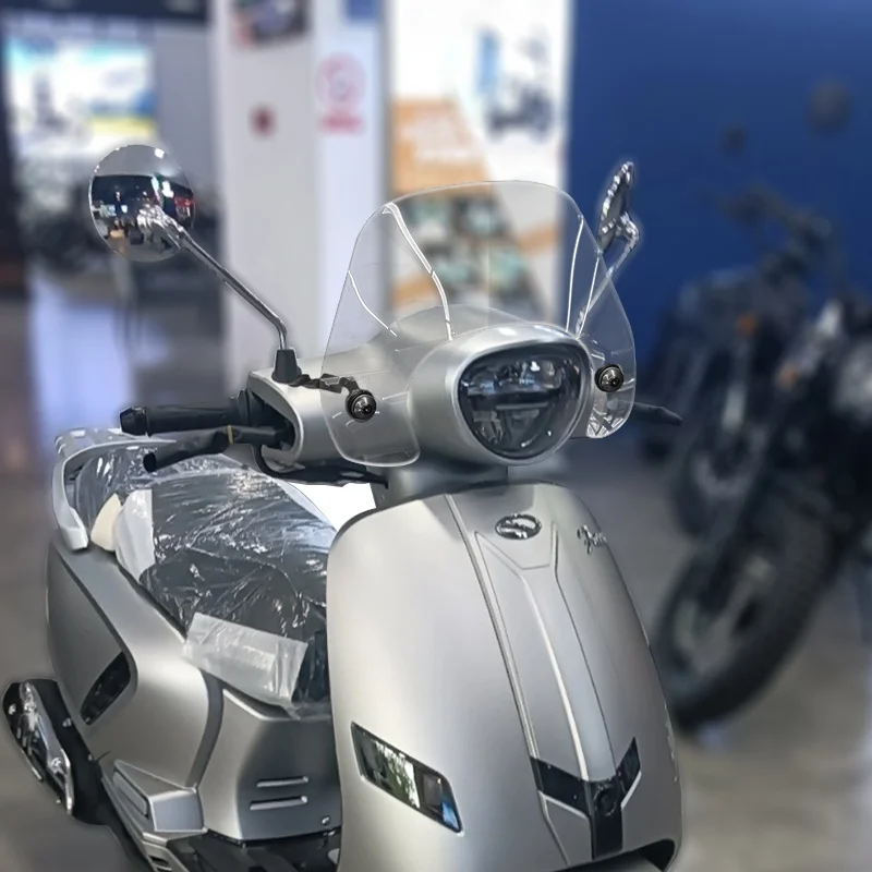 For modifying the front windshield of the retro pedal scooter Xiaosheng Aurora 150, this is suitable