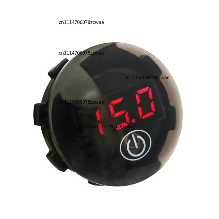 Car modified digital display strap Touch switch DC LED voltmeter Measuring instrument Measuring battery capacity meter