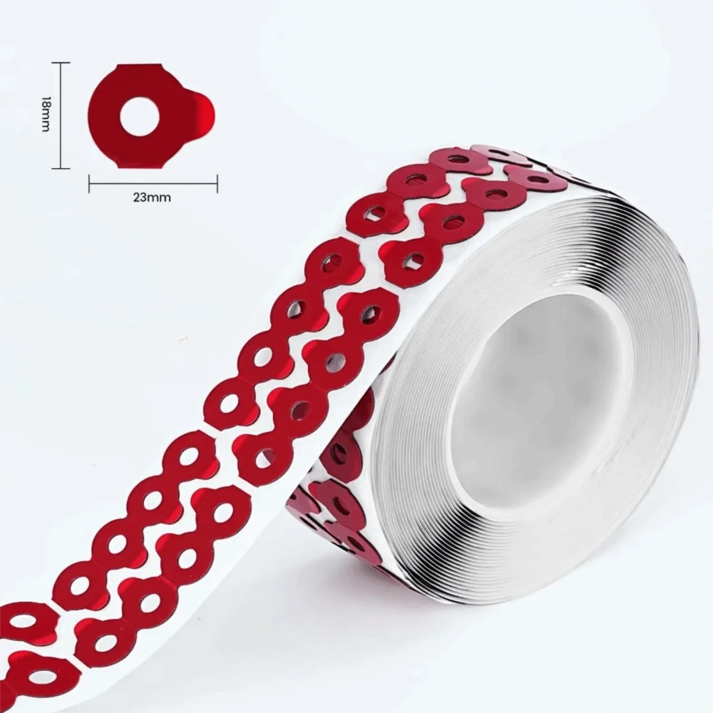 Double Sided Lens Edging Blocking Pads Non-Slip High Quality Optical Adhesive Sticker Red Lens Processing Accessories
