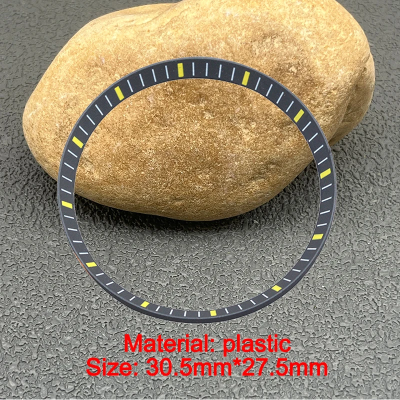 حلقة الساعة البلاستيكية مناسبة للحافظة الرياضية NH35/NH36 وأداة صيانة ملحقات الساعة SKX007 SKX009 SRPD53