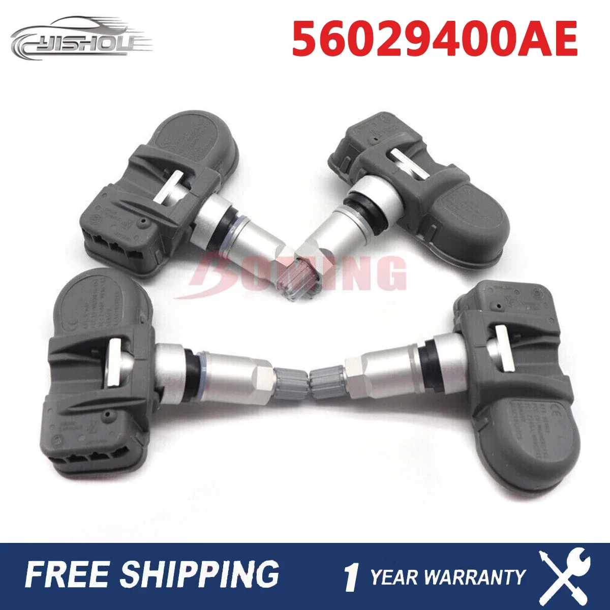 

Car TPMS 56029400AE For Chrysler 300 Dodge Challenger Charger Jeep Gran Cherokee 433Mhz Tire Pressure Sensor Monitoring System
