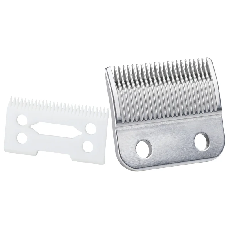 Electric Hair Clipper Blade Set, Substituição para 8504, Aço inoxidável, Cerâmica, Titânio, Hair Trimmer Head