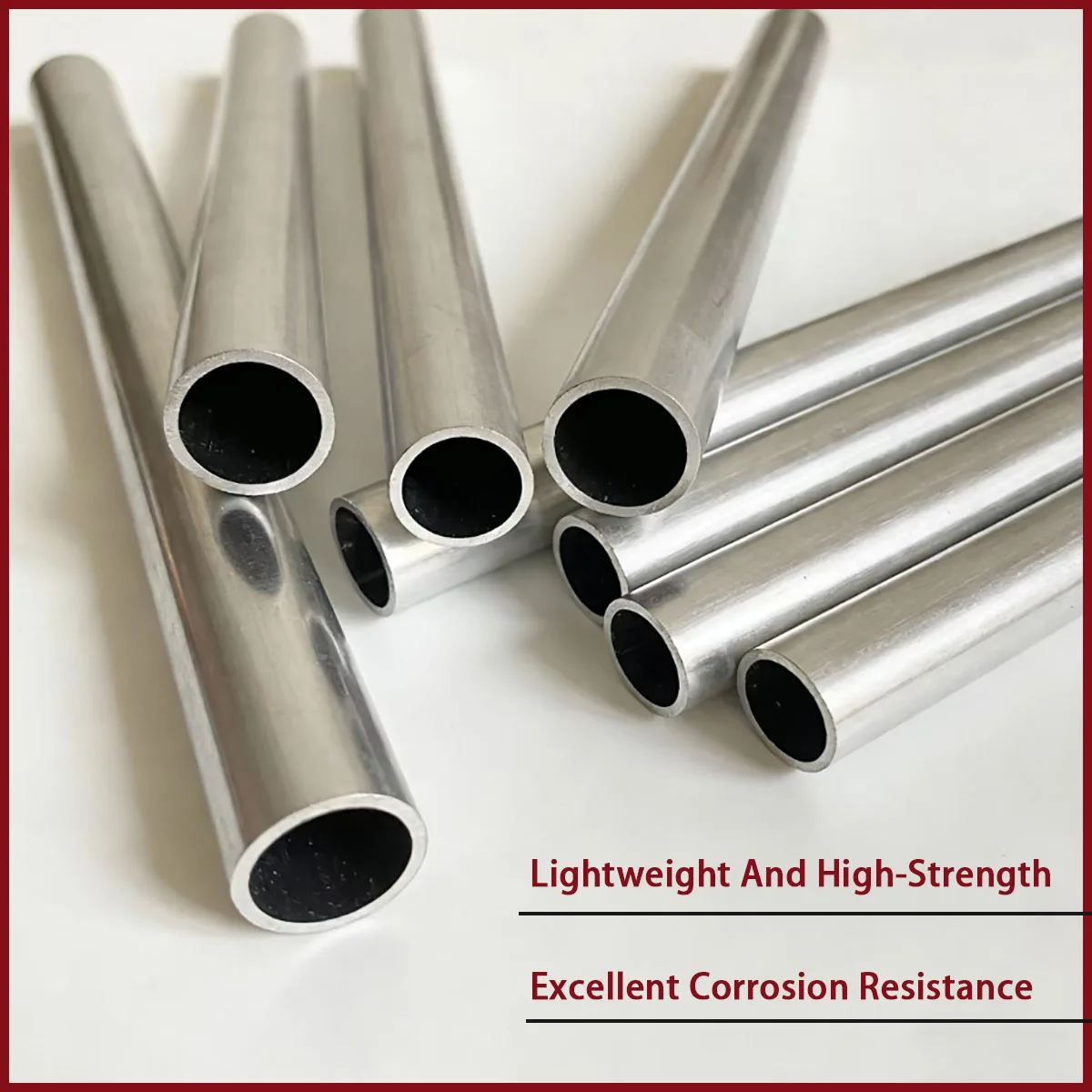 

Aluminium Tube OD21-25mm length300mm 500mm Round Aluminum Alloy