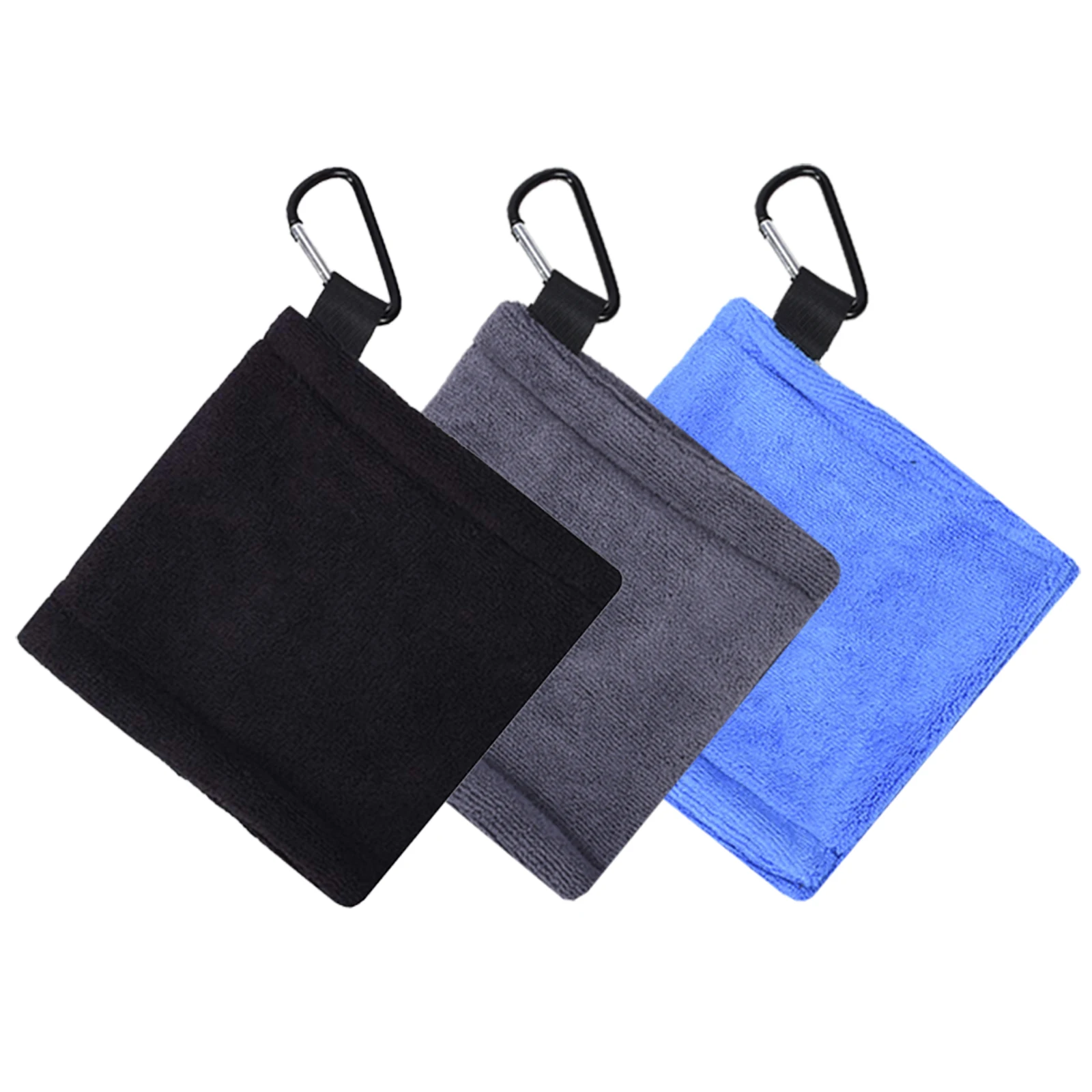 Mini Golf Ball Cleaning Towel Microfiber Scrub Cleaning Club Wipe Ball Golf Towel Outdoor Sports Towel