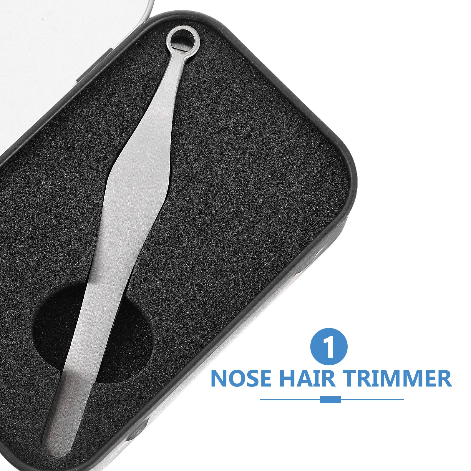 مزيل مشبك شعر الأنف تصميم دائري قوي ومتين وآمن لتشذيب الجسم أداة احترافية للاستخدام المنزلي ملقط شعر الأنف #3