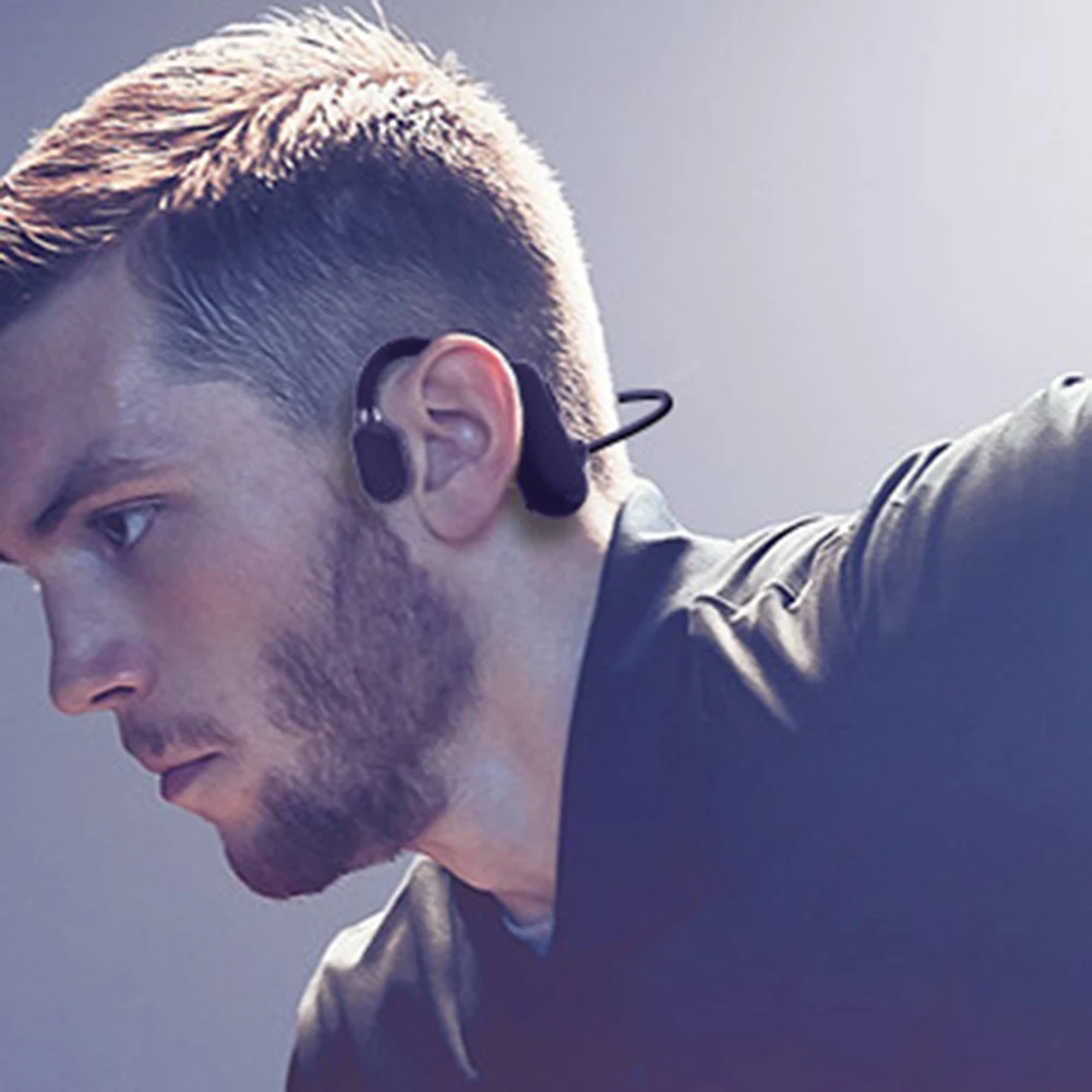 سماعة بلوتوث رياضية لاسلكية سماعة بلوتوث لاسلكية 5.0 سماعات TWS مقاومة للماء خفيفة الوزن رياضية مع ميكروفون أسود-A74Z