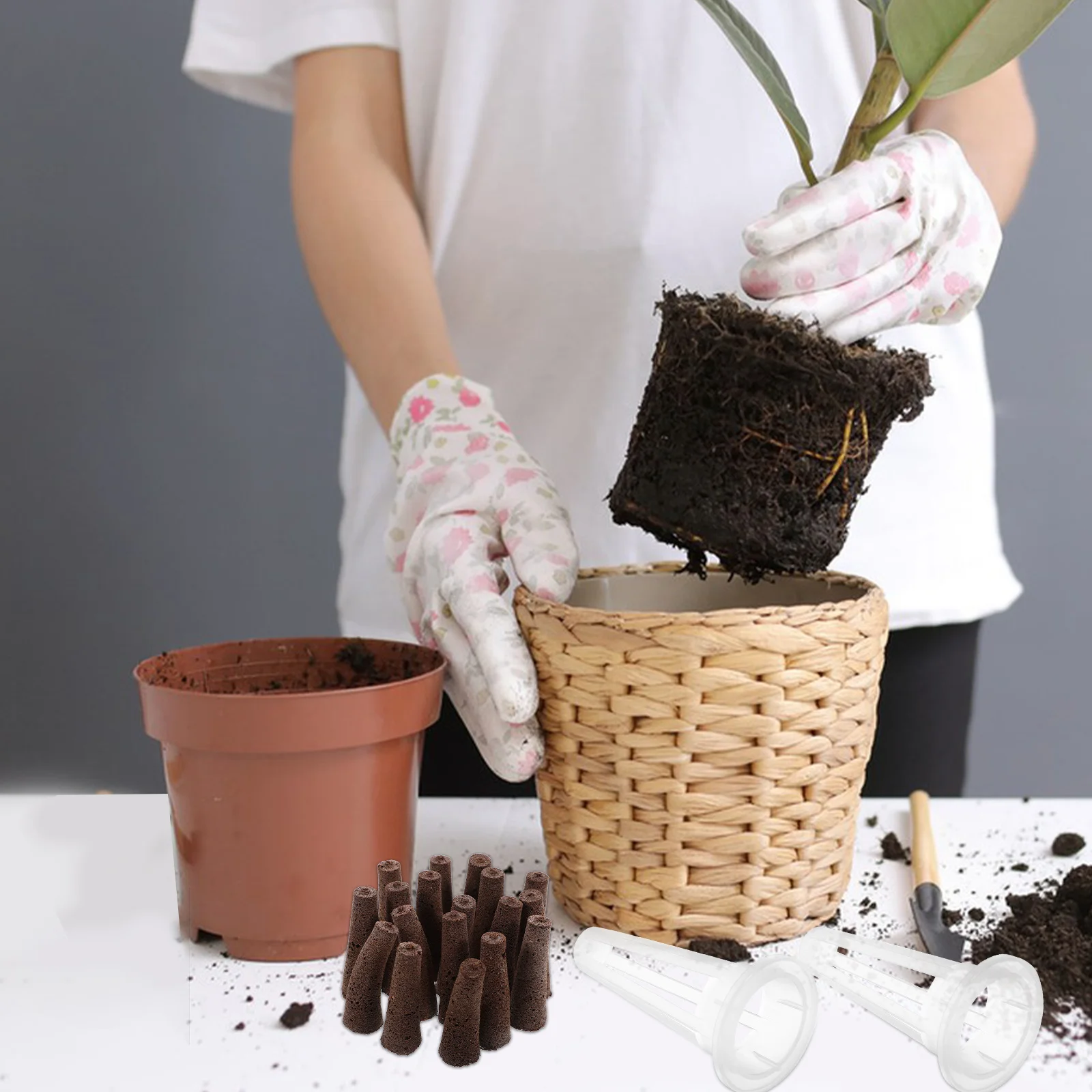 

1 set 1 Set Indoor Hydroponic System Kit No Soil Planting Grow Baskets Vegetable Garden Basket Replacement Hydroponic Cups Small