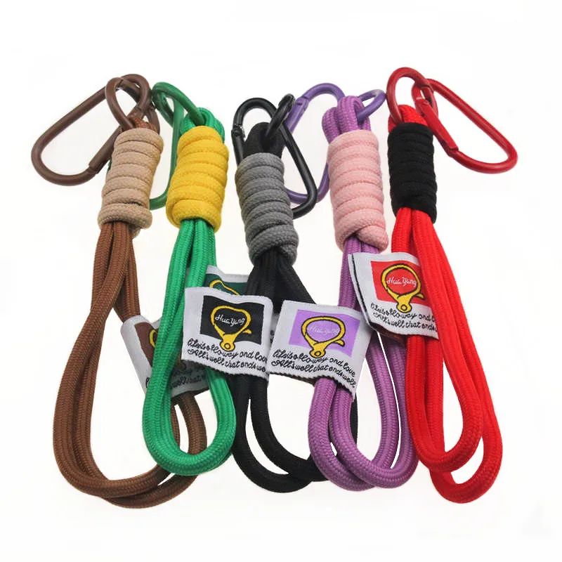 1Pcs Weaving Handmade Rope Prevent Loss Hanging Rope Wrist Strap For Phone Case DIY Accessories Keychain Phone Case Pendant