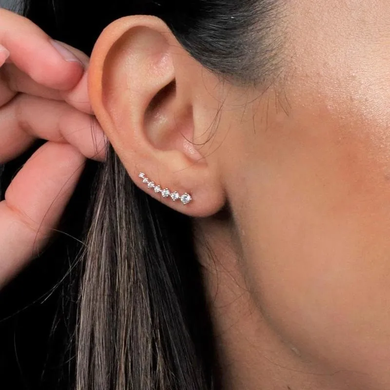 Piercing de oreja Y2k para mujer, pendientes de hélice Daith Snug para mujer, anillo de tabique Tragus Clicker de cartílago con cadena, regalo de joyería INS, 1PC